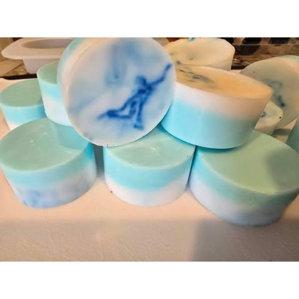 Florinda Beauty Blue ocean small round soaps 4pc